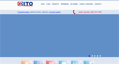 Desktop Screenshot of ito.cz